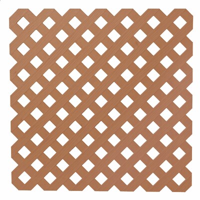 LATTICE 4X8 CEDER BROWN