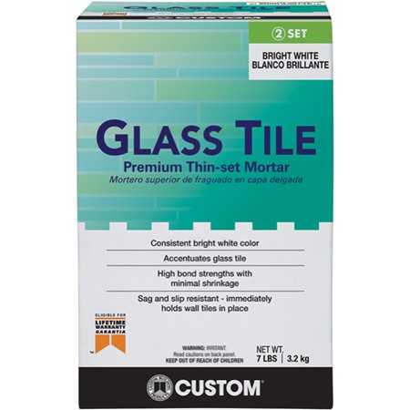 CUSTOMLITE GLASS TILE THIN-SET