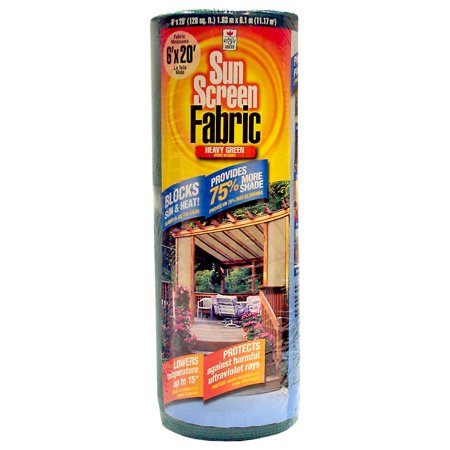 FABRIC SUN SCREEN GREEN 6X20FT