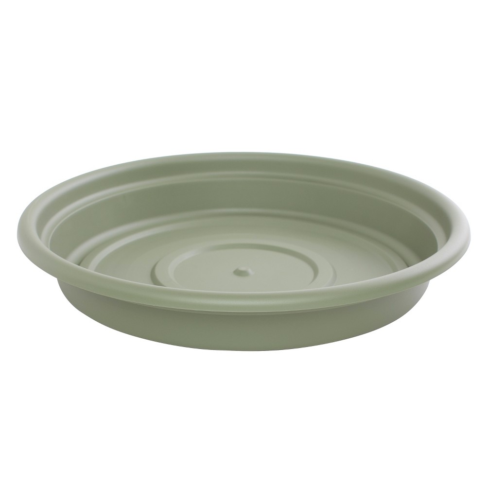 BLOEM 20"DURA COTTA SAUCER GREEN