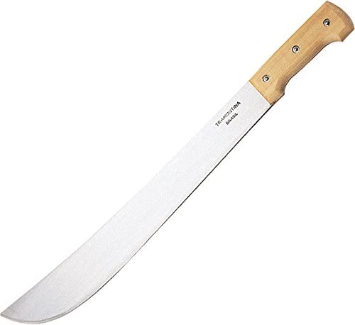 14" MACHETE W/WOODEN HANDLE TRAM