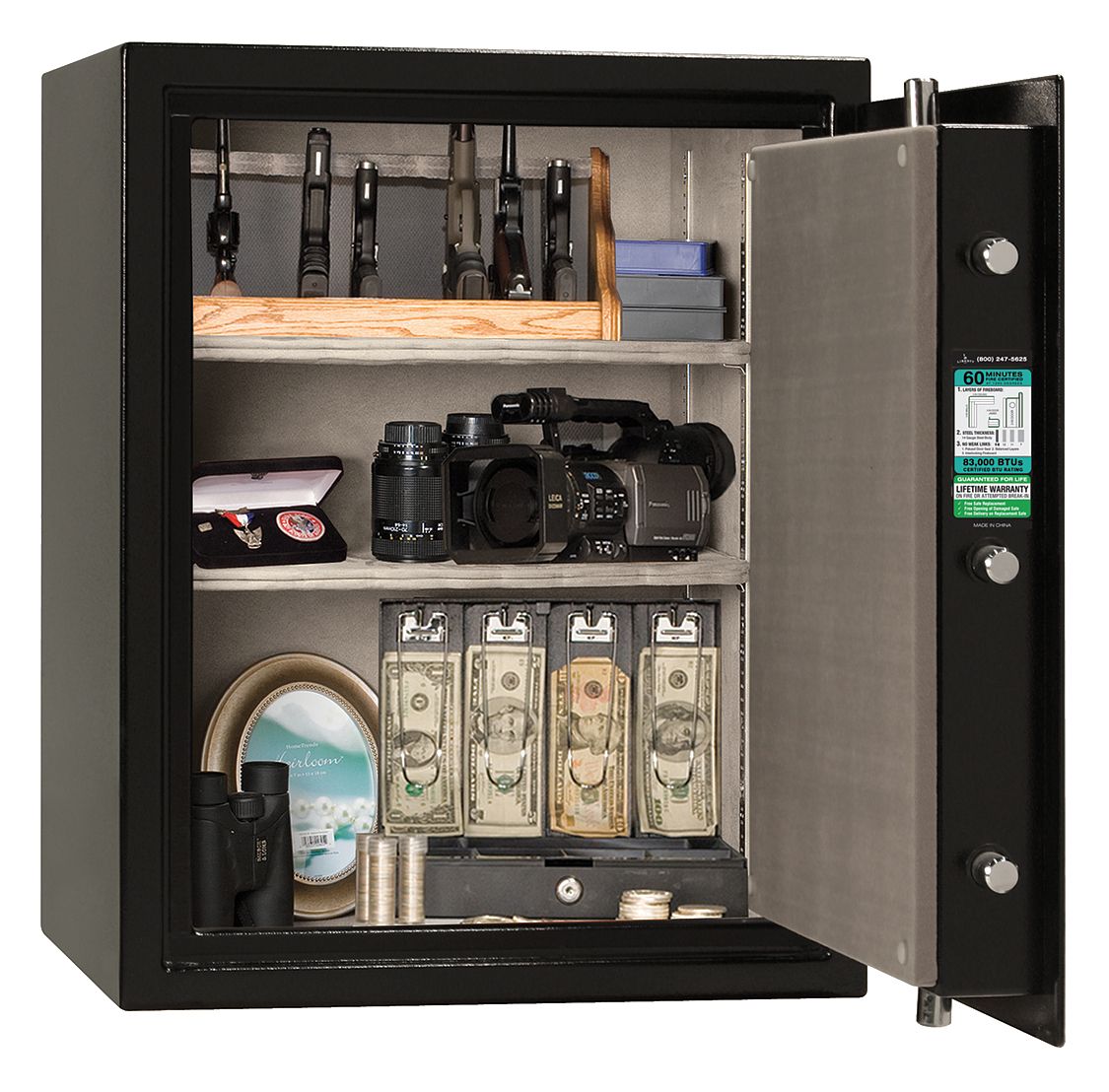 Liberty Safe 3.7 cu. ft. Gun Safe, 260 lb BLACK