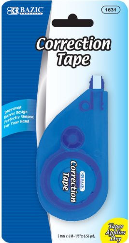 BAZIC 5MM X 236" CORRECTION TAPE