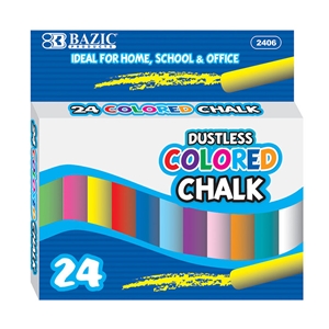 BAZIC DUSTLESS ASST COLOR CHALK