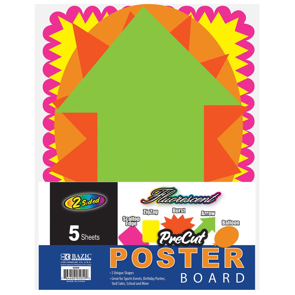 BAZIC PRE-CUT POSTER BOARD SHAPE