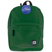 BAZIC 17" GREEN CLASSIC BACKPACK