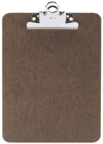 MASONITE CLIPBOARD LETTER 9X12