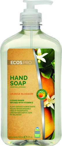 Earth Friendly 9484/6 Hand Soap Organic Lemongrass 17 Oz