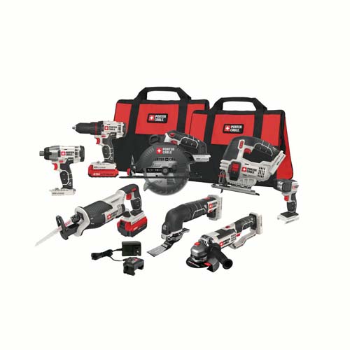 PORTER CABLE COMBO KIT 20V 8TOOL