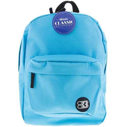 BAZIC 17" CYAN CLASIC BACKPACK