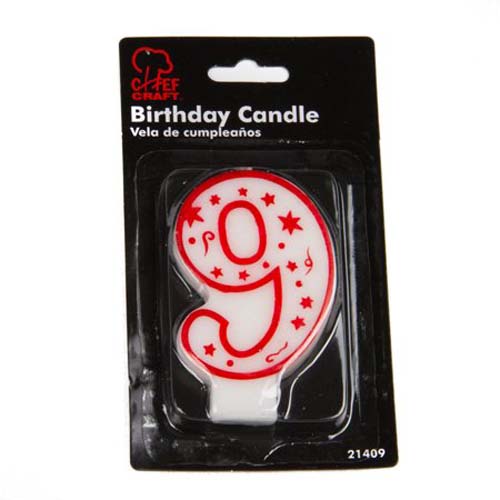 CC BIRTHDAY CANDLE #9