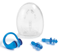 INTEX 55609E Earplug/Nose Clip Combo Set, 8+ Age Group, PVC