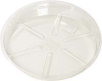 SAUCER PLASTIC CLEAR 8IN