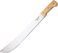 12" MACHETE W/WOODEN HANDLE TRAM