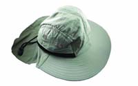 HAT LARGE BILL FLAP CAP OLIVE