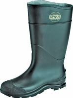 Servus 18822-8 Non-Insulated Knee Boot, #8, Plain Toe, Pull On Closure, PVC,