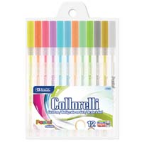 BAZIC 12 PASTEL COLOR GEL PEN