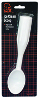 Chef Craft 20746 Ice Cream Scoop, Plastic, White Handle