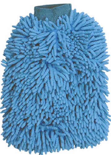 STARBRITE WASH MITT MCR/FIBER BL