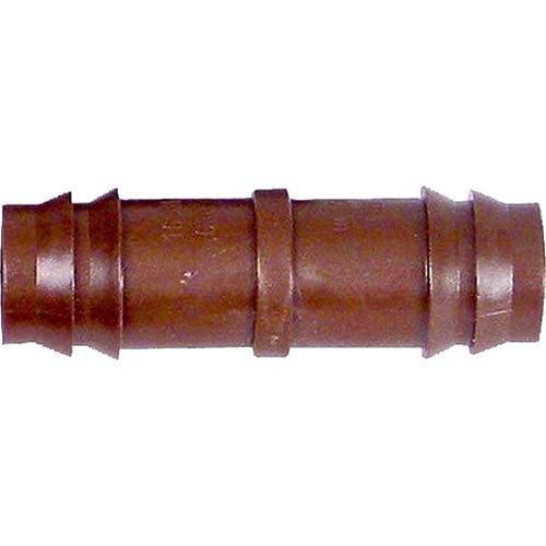 Rain Bird BC50/4PK Drip Coupling, 1/2 in Tube x Barb