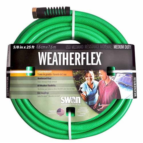 HOSE GRDN WTHRFLX GRN 5/8X25FT