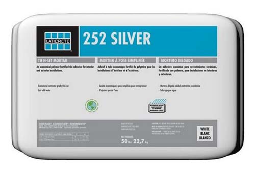 252 SILVER THIN SET 50LB WHITE