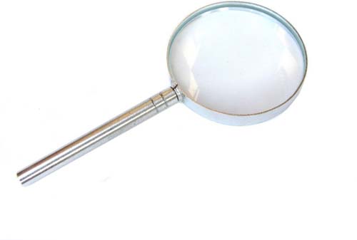 SS MAGNIFYING GLASS SM MED LG