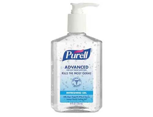 PURELL HAND SANITIZER GEL 8 OZ