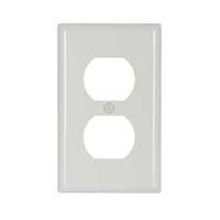 Eaton Wiring Devices 2132W-BOX Standard-Size Duplex Receptacle Wallplate,