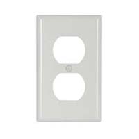 Eaton Wiring Devices 2132W-BOX Standard-Size Duplex Receptacle Wallplate,