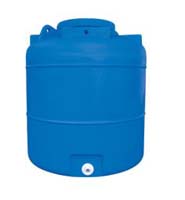 WATER TANK ROUND BLUE 600