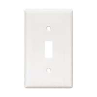CW WALLPLATE SW 1G WHT #2134W