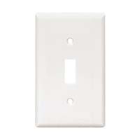 CW WALLPLATE SW 1G WHT #2134W