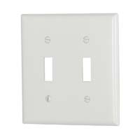 CW WALLPLATE SW 2G WHT #2139W-B