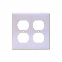 CW WALLPLATE DUPLEX REC 2G