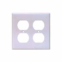 CW WALLPLATE DUPLEX REC 2G