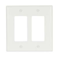 CW WALLPLATE 2G DECORATOR POLY