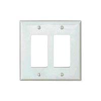 CW WALLPLATE 2G DECORATOR POLY