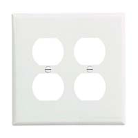 CW WALLPLATE 2G DUPLEX POLY WHI