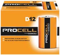 DURACELL PROCELL BATTERY D 12PK