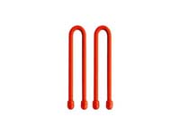 6 GEAR TIE BLAZE ORANGE  2PK