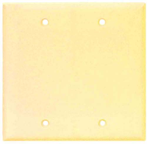 CW WALLPLATE BLANK 2G IV #2137V