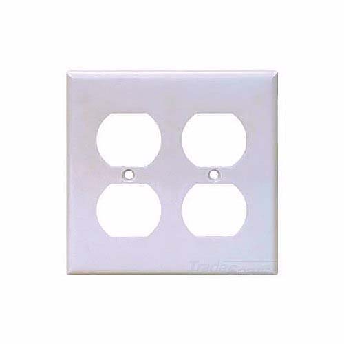 CW WALLPLATE DUPLEX REC 2G