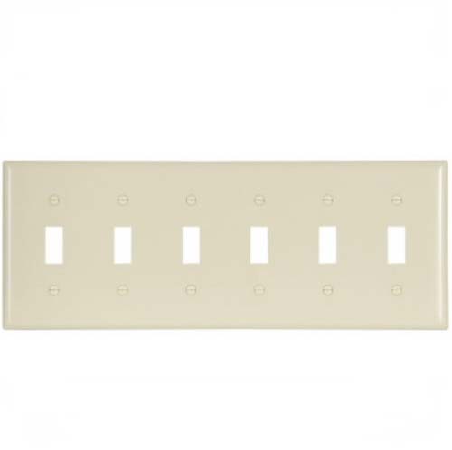 CW WALLPLATE SW 6G IVORY #2156V