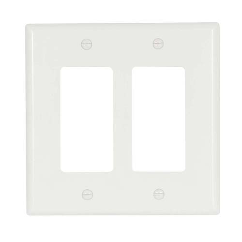 CW WALLPLATE 2G DECORATOR POLY