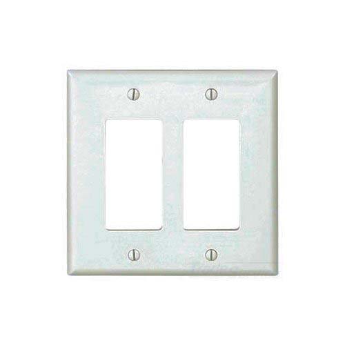 CW WALLPLATE 2G DECORATOR POLY