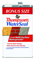 Thompson's WaterSeal TH.024111-03 Multi-Surface Waterproofer, Clear, 1.2 gal