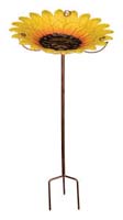 BIRDBATH FEEDER STAKE SUNFLOWER