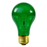 BULB 25W 120V GREEN #S6081