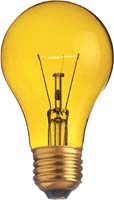 BULB 25W 120V YELLOW S6083